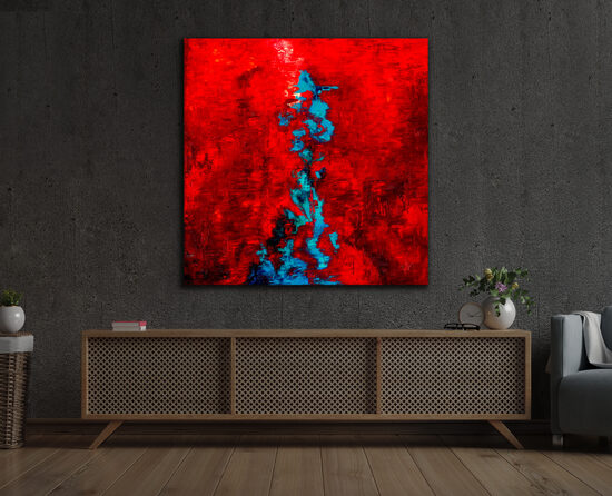 Vászonnyomat - 110x110 cm - Gladiolus Byzantinus